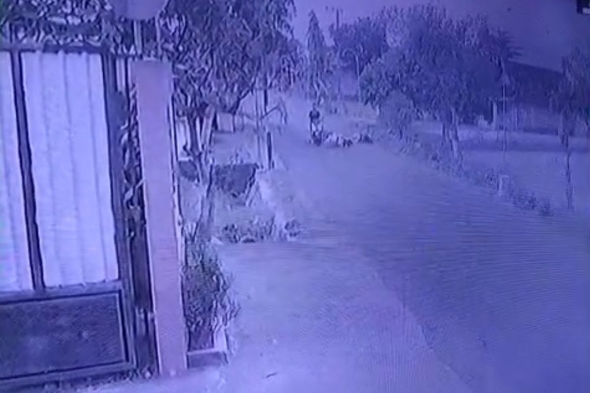 Remaja berinisial TA jatuh terguling usai menjadi korban kekerasan seksual oleh pria tak dikenal di ruas jalan Kecamatan Padas, Kabupaten Ngawi, Jawa Timur, Selasa (15/4/2025). Kejadian itu terekam CCTV salah satu milik warga. 