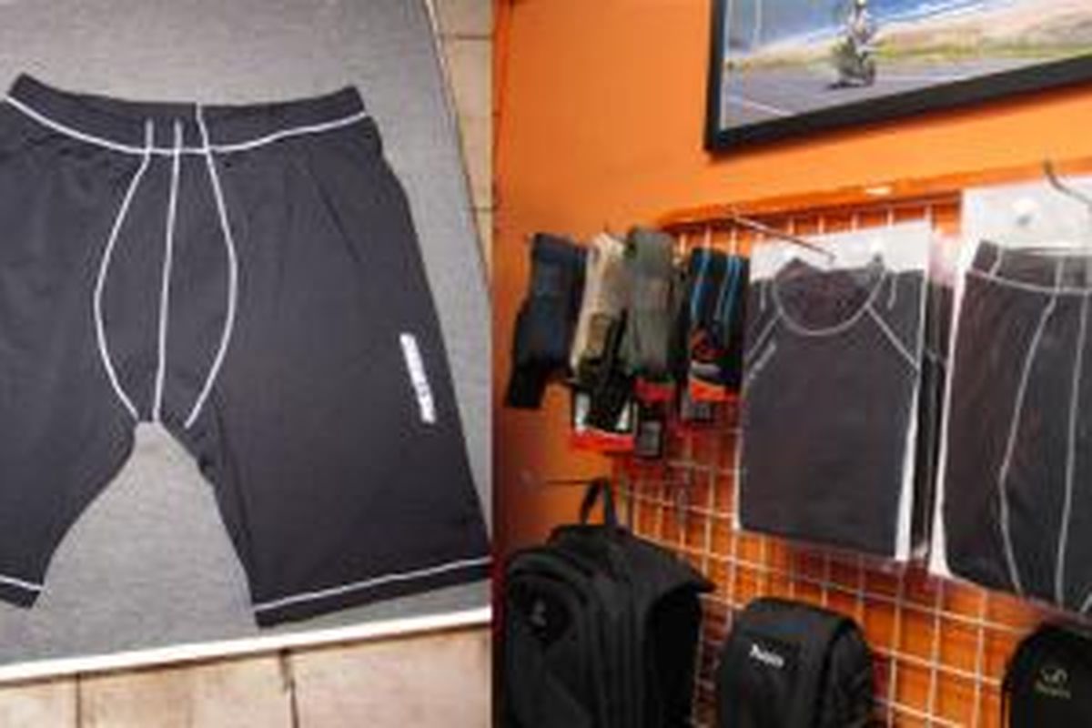 Base layer pants short, pengganti celana dalam bikers.