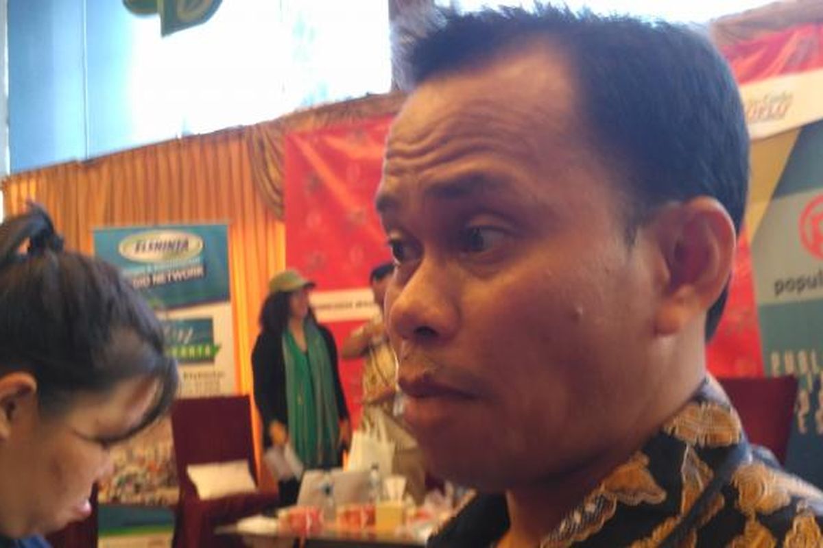 Koordinator Divisi Hukum Penindakan dan Pelanggaran Bawaslu DKI Jakarta Muhammad Jufri di kawasan Menteng, Jakarta, Sabtu (4/2/2017) 