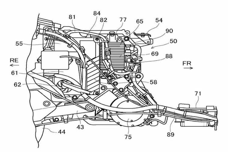 Paten motor listrik Suzuki