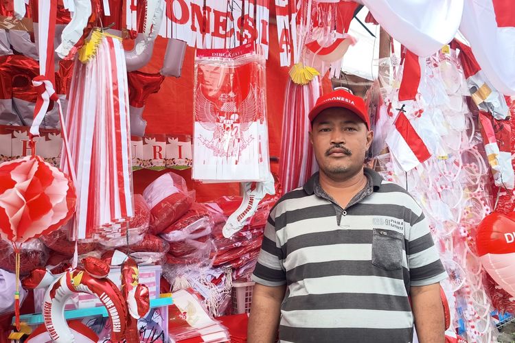 Ketika Bendera Merah Putih Tak Lagi Ramai Diburu, Pedagang Rasakan Lesunya Daya Beli