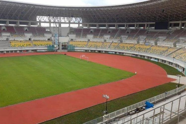 Kemegahan bangunan Banten International Stadium 


