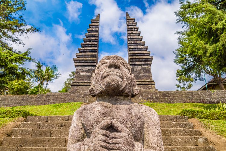 Candi Cetho di Kabupaten Karanganyar, Jawa Tengah.