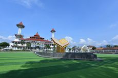 Berita Foto: Penampakan Alun-alun Cianjur yang Jadi Proyek Percontohan Nasional (1)