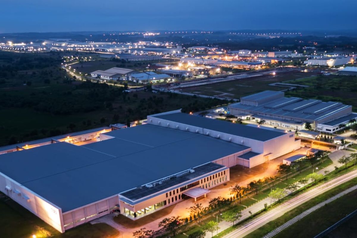 Greeland International Industrial Center (GIIC), Kota Deltamas, Cikarang, Jawa Barat.