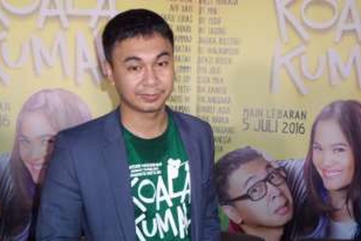 Raditya Dika usai konferensi pers film Koala Kumal di XXI Epicentrum, Jakarta Selatan, Selasa (21/6/2016) malam.