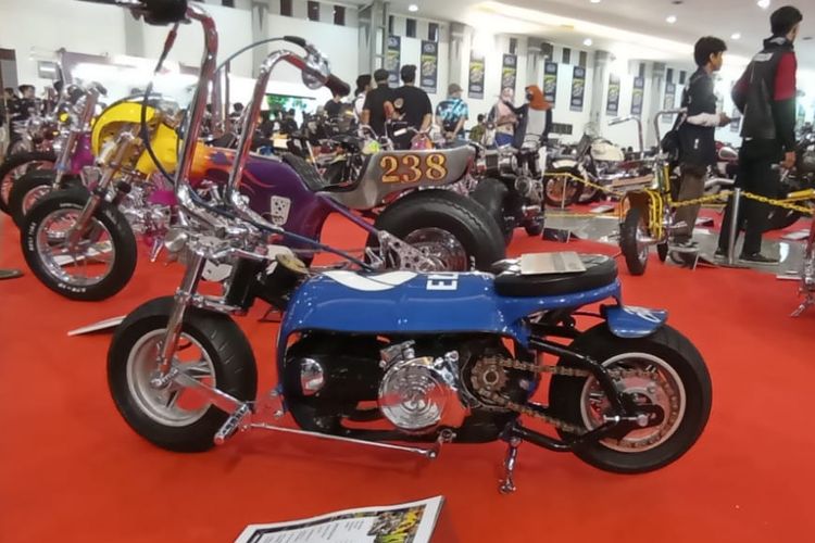 Mini bike dengan rangka tabung LPG 