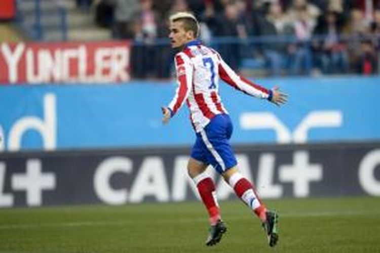 Gelandang serang Atletico Madrid, Antoine Griezmann.