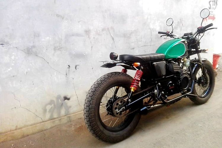 Motor custom Honda Vario 110 bergaya street tracker garapan Go On Project Motorcycle