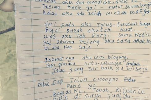 Tewas Diduga Minum Kopi Campur Racun, Ibu di Tulungagung Tulis Surat Berisi Alasan Ajak Anaknya Bunuh Diri