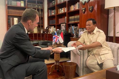 Lewat Dubesnya, Perdana Menteri Inggris Ucapkan Selamat ke Prabowo