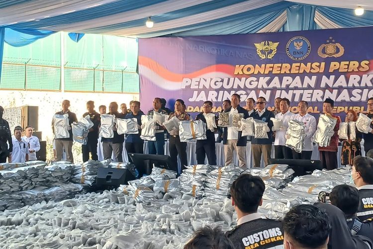 Penyelundupan 3,37 Ton Narkotika Asal Thailand Digagalkan di Gresik
