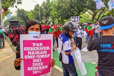 Serikat Buruh Geruduk Balai Kota DKI Jakarta, Minta Kepastian Kenaikan UMP