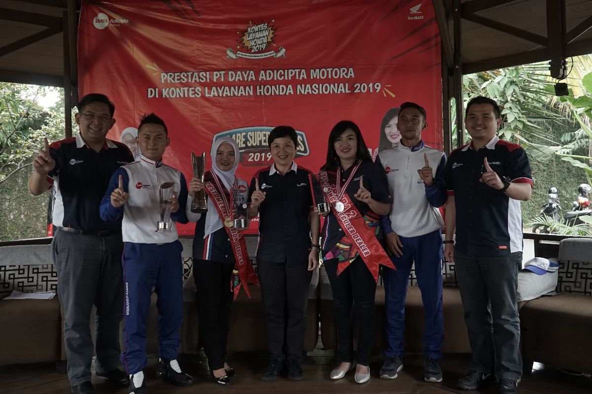 Prestasi DAM di Kontes Layanan Honda Nasional 2019