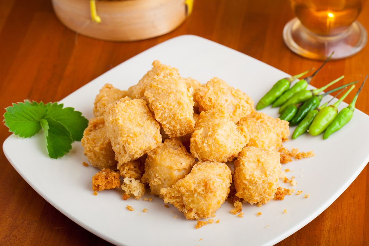 Ilustrasi tahu crispy