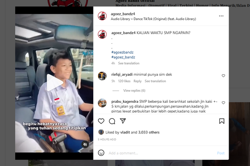 Video Viral Anak SMP Nyetir Mobil, Warganet Sebut Pasti Tak Punya SIM