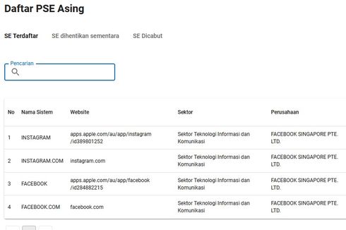 Instagram, Facebook, dan Netflix Sudah Terdaftar PSE, Ini Cara Ceknya