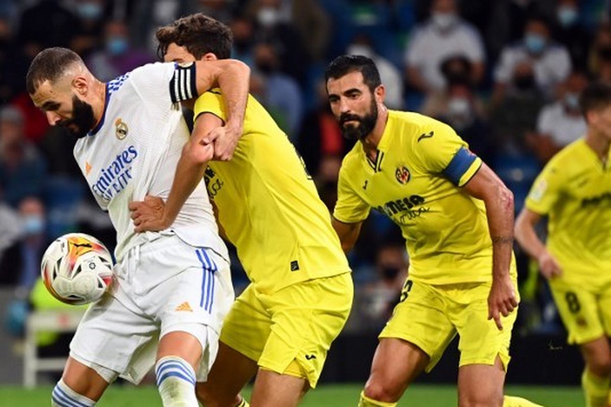 Hasil Real Madrid Vs Villarreal - Benzema Tumpul, Los Blancos Tertahan