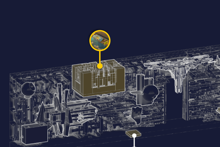 Lokasi NEOM Stadium di The Line, Arab Saudi.