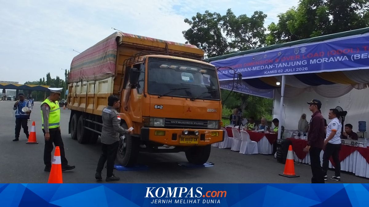 Operasi ODOL di Tol Belmera, 31 Kendaraan Ditindak