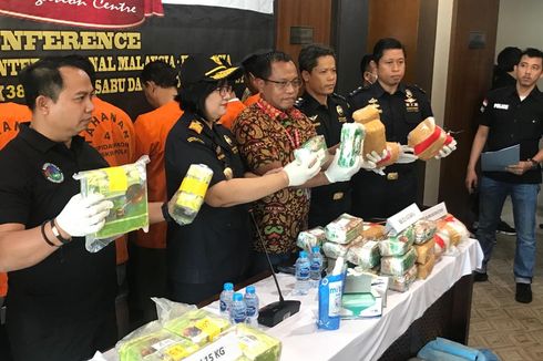 Polisi Bekuk 8 Kurir Narkoba, Barang Bukti 38 Kilogram Sabu dan 28.000 Butir Ekstasi