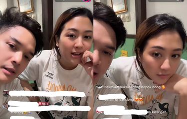 Sherina dan Baskara memamerkan kebersamaan mereka di media sosial.