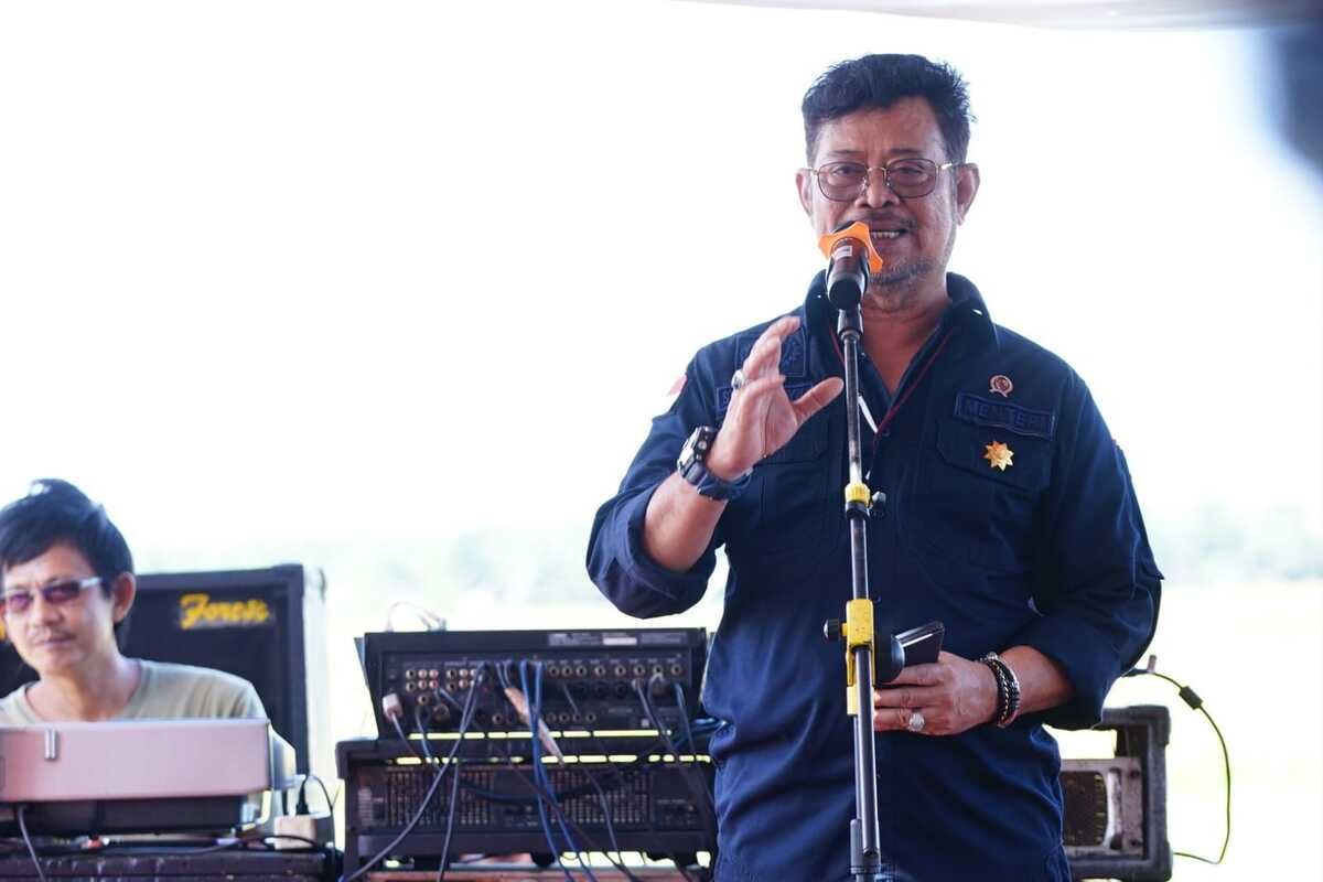 Menteri Pertanian Syahrul Yasin Limpo di Kabupaten Seluma, Provinsi Bengkulu