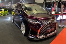 Intip Modifikasi Toyota Alphard Berwajah Lexus di IIMS 2023
