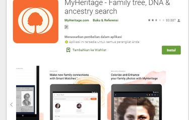 MyHeritage Aplikasi