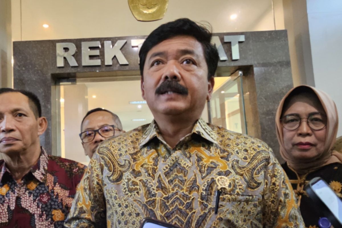 Menteri Koordinator Bidang Politik, Hukum, dan Keamanan (Menko Polhukam) Marsekal (Purn) Hadi Tjahjanto.