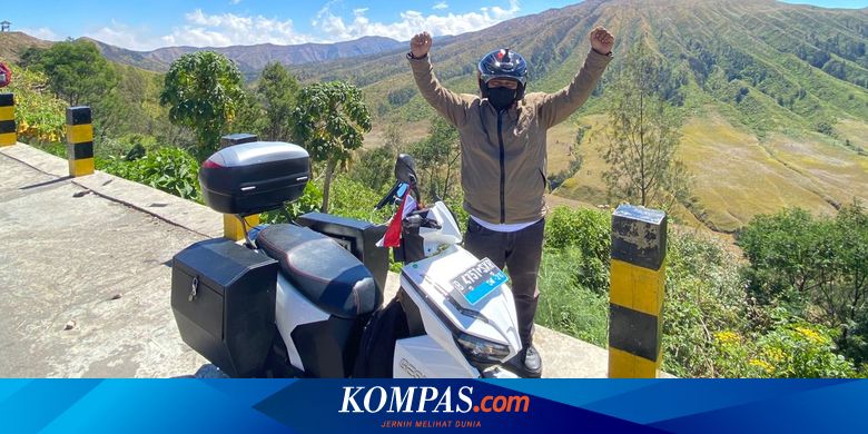 Pria Ini Touring Jakarta-Mandalika Pakai Motor Listrik Gesits - Vimarsana News