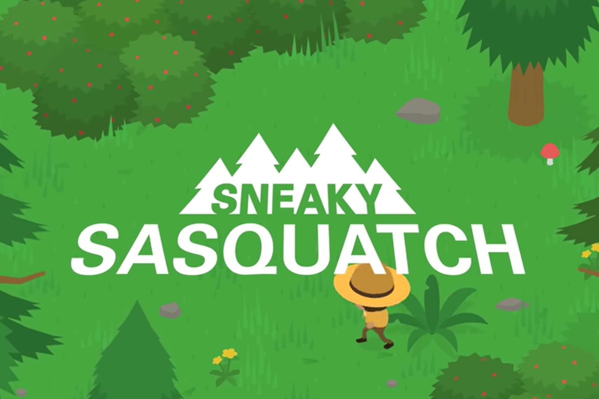 Ilustrasi game Sneaky Sasquatch buatan RAC7 di Apple Arcade.