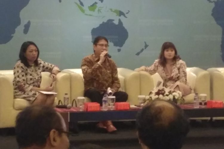 Kementerian Perdagangan memaparkan poin-poin penting dalam perjanjian Indonesia-Australia Comprehensive Economic Partnership Agreement (CEPA) di kantor Kementerian Perdagangan, Jakarta, Jumat (7/9/2018). 