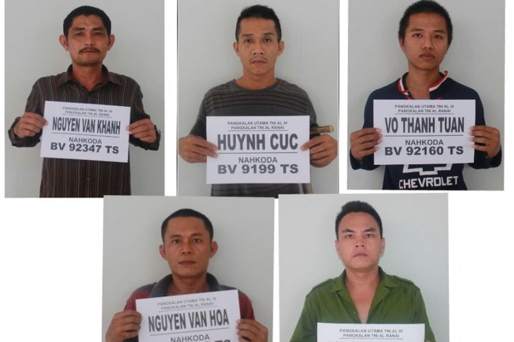 Enam terdakwa WNA asal Vietnam atas kasus pe curian ikan berhasil melarikan diri