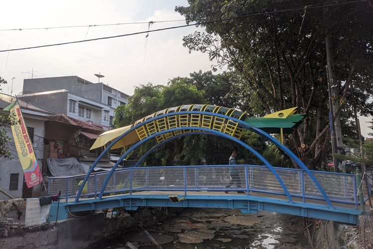 Jembatan udang di Pademangan Barat, Kecamatan Pademangan, Jakarta Utara