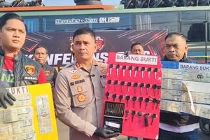 Puluhan Motor Curian Disembunyikan dalam Bus Antarkota, Hendak Diselundupkan dari Jabar ke Jambi