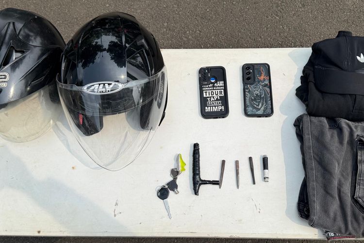Dua Pelaku Curanmor Ditangkap di Tangerang, Polisi Sita Kunci T dan Motor Curian