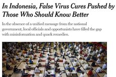 Media Asing Sorot Buruknya Penanganan Covid-19 di Indonesia: Dari Kalung Anti Corona sampai Ucapan Influencer