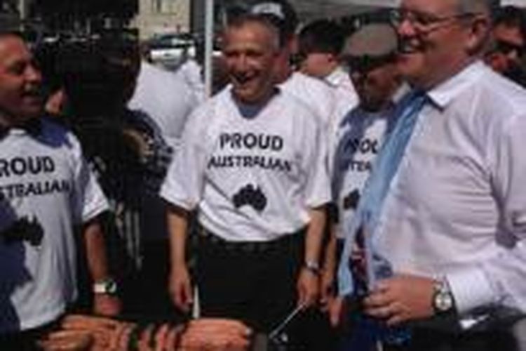 Menteri Imigrasi Australia Scott Morrison menghadiri acara Muslims Love Australia di Lakemba, Sydney