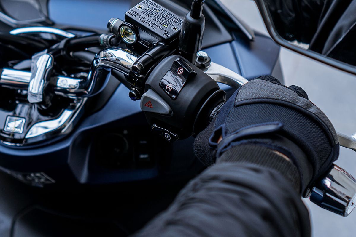 Ilustrasi rem motor.