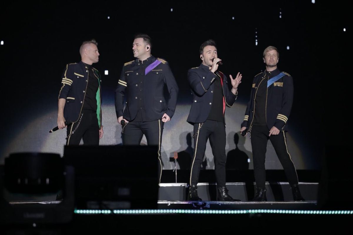 Boyband asal Irlandia, Westlife menggelar konser bertajuk The Twenty Tour 2019-Live in Indonesia di Indonesia Convention Exhibition (ICE), BSD City, Tangerang, pada 6 dan 7 Agustus 2019.