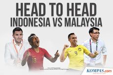 INFOGRAFIK: Head to Head Indonesia Vs Malaysia