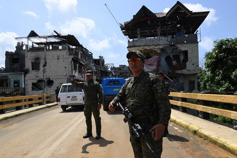 Setahun Setelah Pengepungan Marawi, Tentara Filipina Masih Siaga Merah