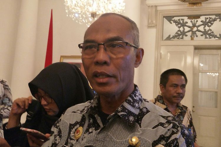 Kepala Badan Penanggulangan Bencana Daerah (BPBD) Jakarta Subejo di Balai Kota DKI Jakarta, Jalan Medan Merdeka Selatan, Kamis (14/11/2019).