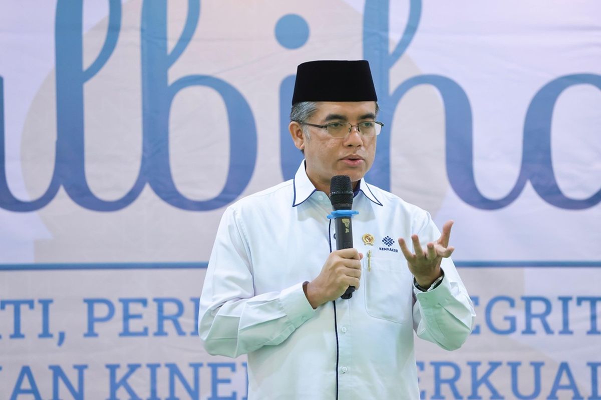 Enam Bulan Masa Transisi, Menaker Ajak Jajarannya Tingkatkan Prestasi