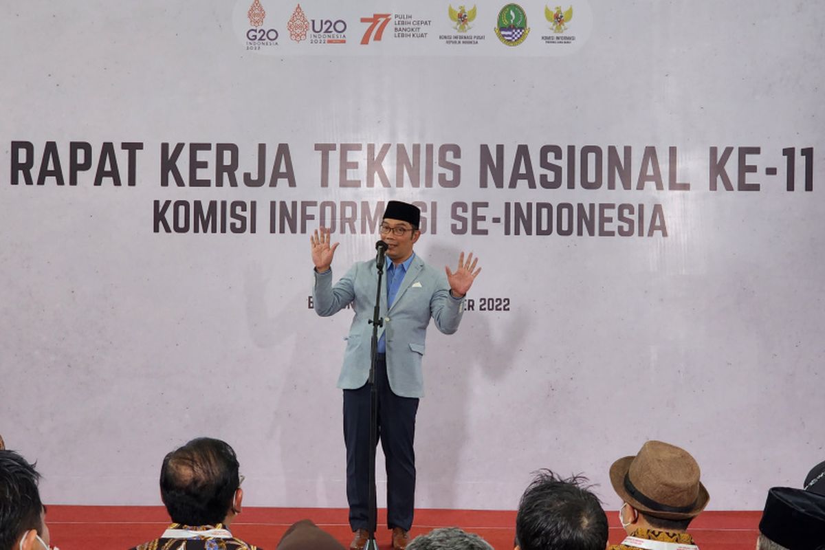 Gubernur Jawa Barat Ridwan Kamil. 
