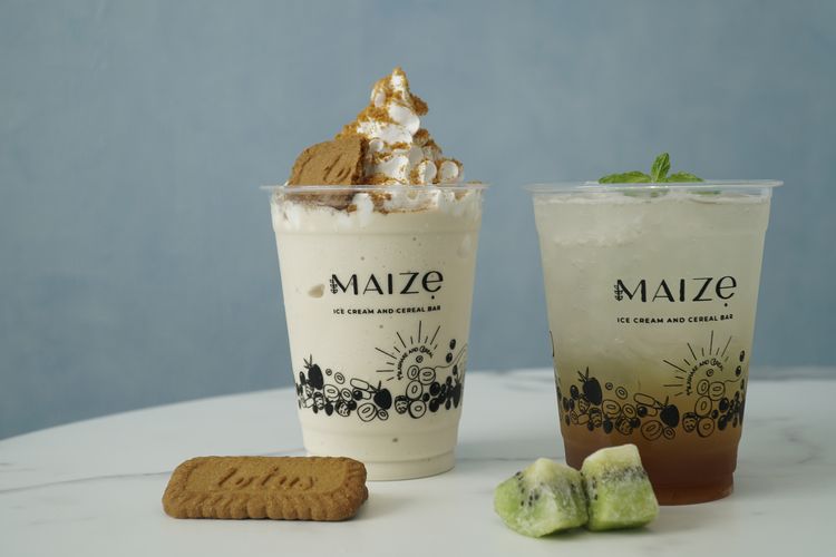 El Dorado Milkshake dan Kiwi Mojito dari Maize. 