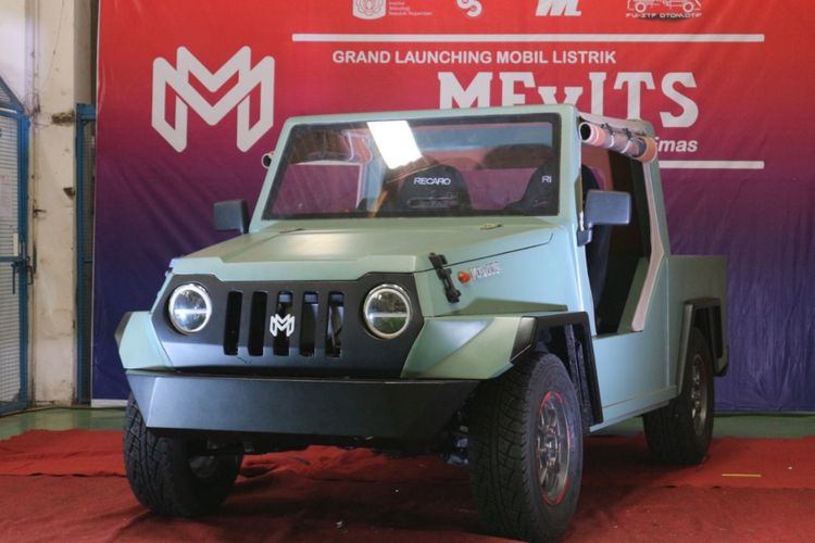 Multipurpose Electric Vehicle ITS (MEvITS), mobil pickup listrik buatan ITS. 