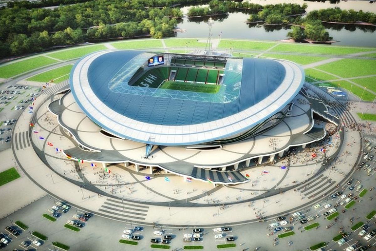 Kazan Arena di Rusia.