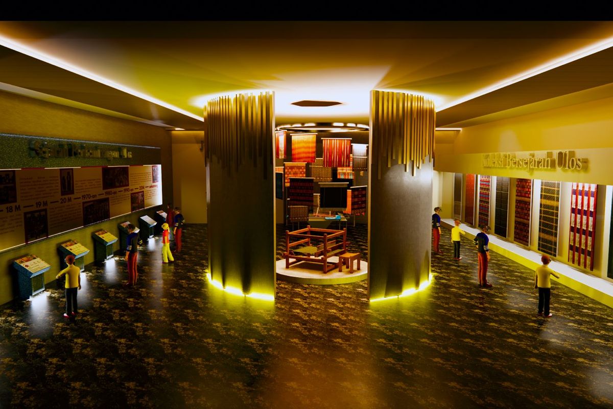 Potongan rancangan Ulos Heritage Museum, Jasmine Meilani